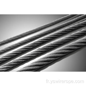 316 ROPE DE VIEUX en acier inoxydable 7x7 8,0 mm